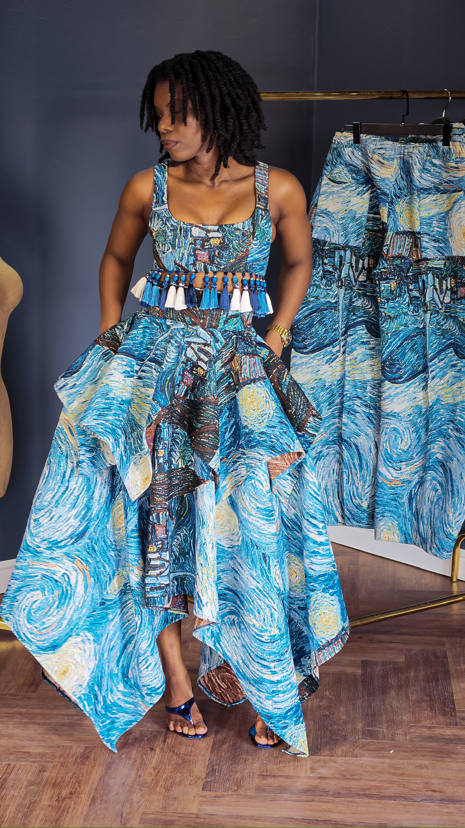 ONA TWO PIECE (TASSLE TOP)