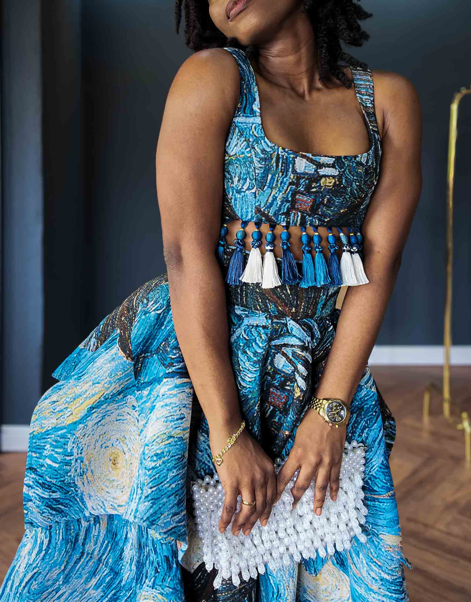 ONA TWO PIECE (TASSLE TOP)