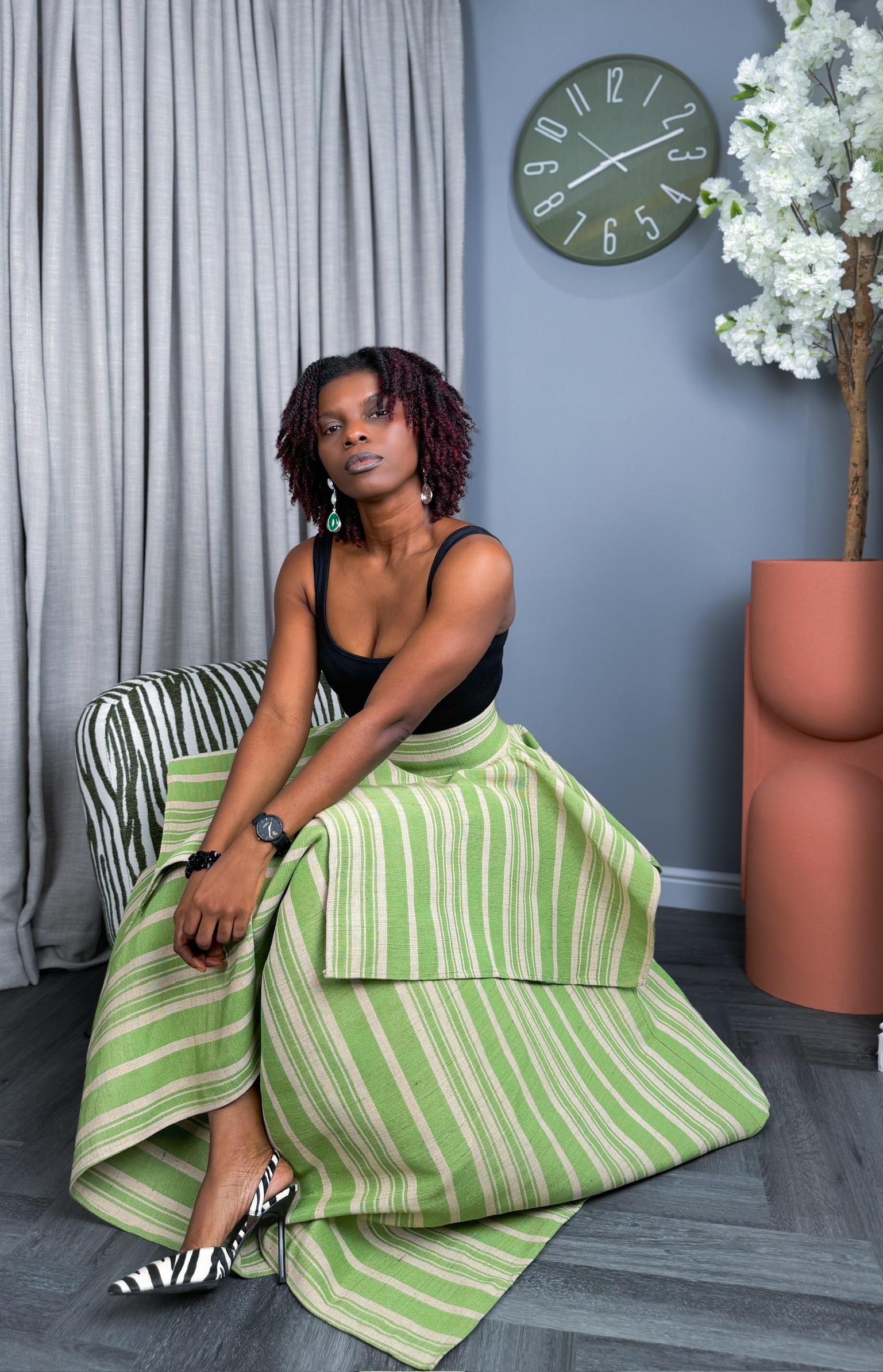 TWO-TIER SKIRT