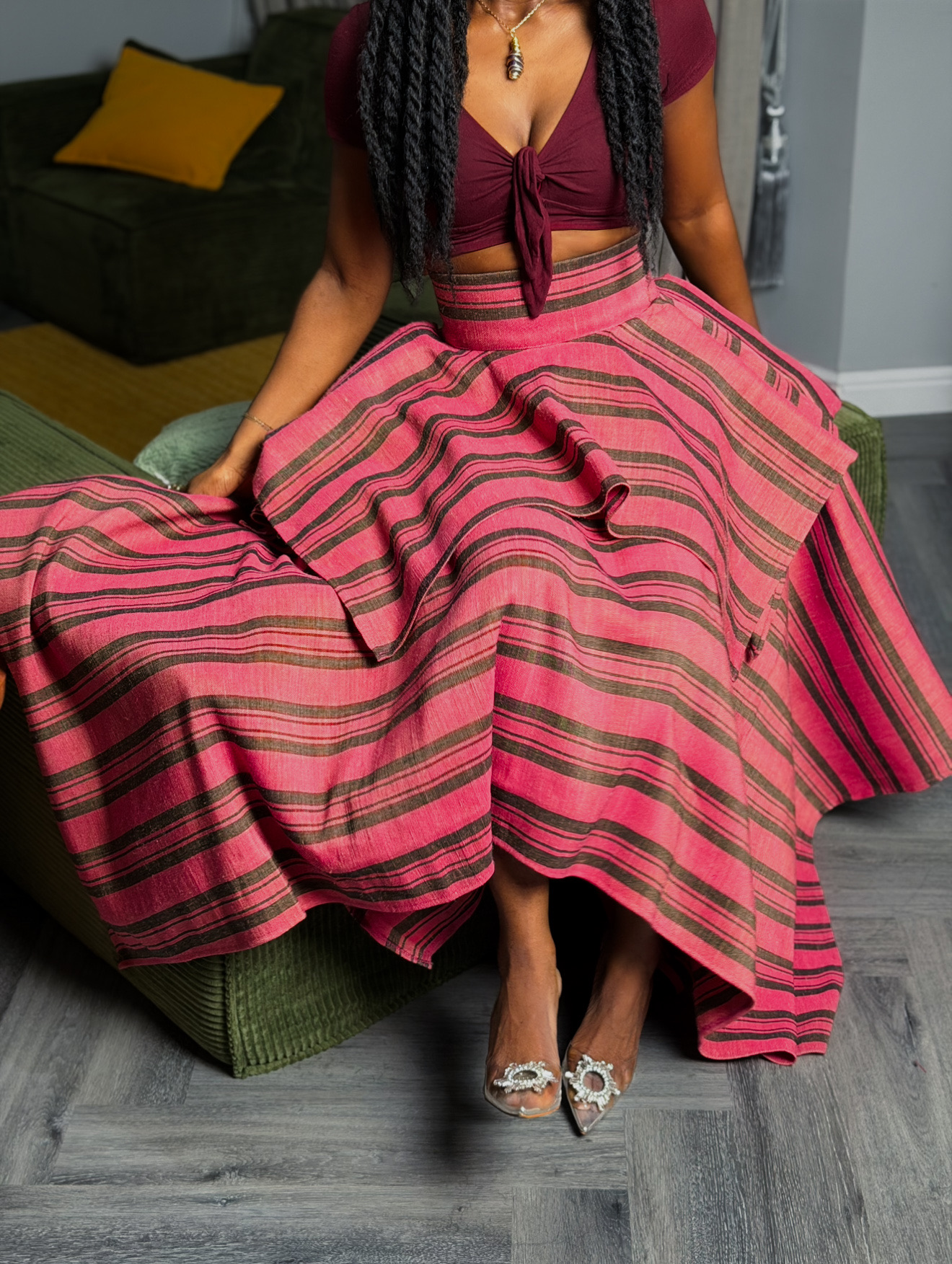 TWO-TIER SKIRT