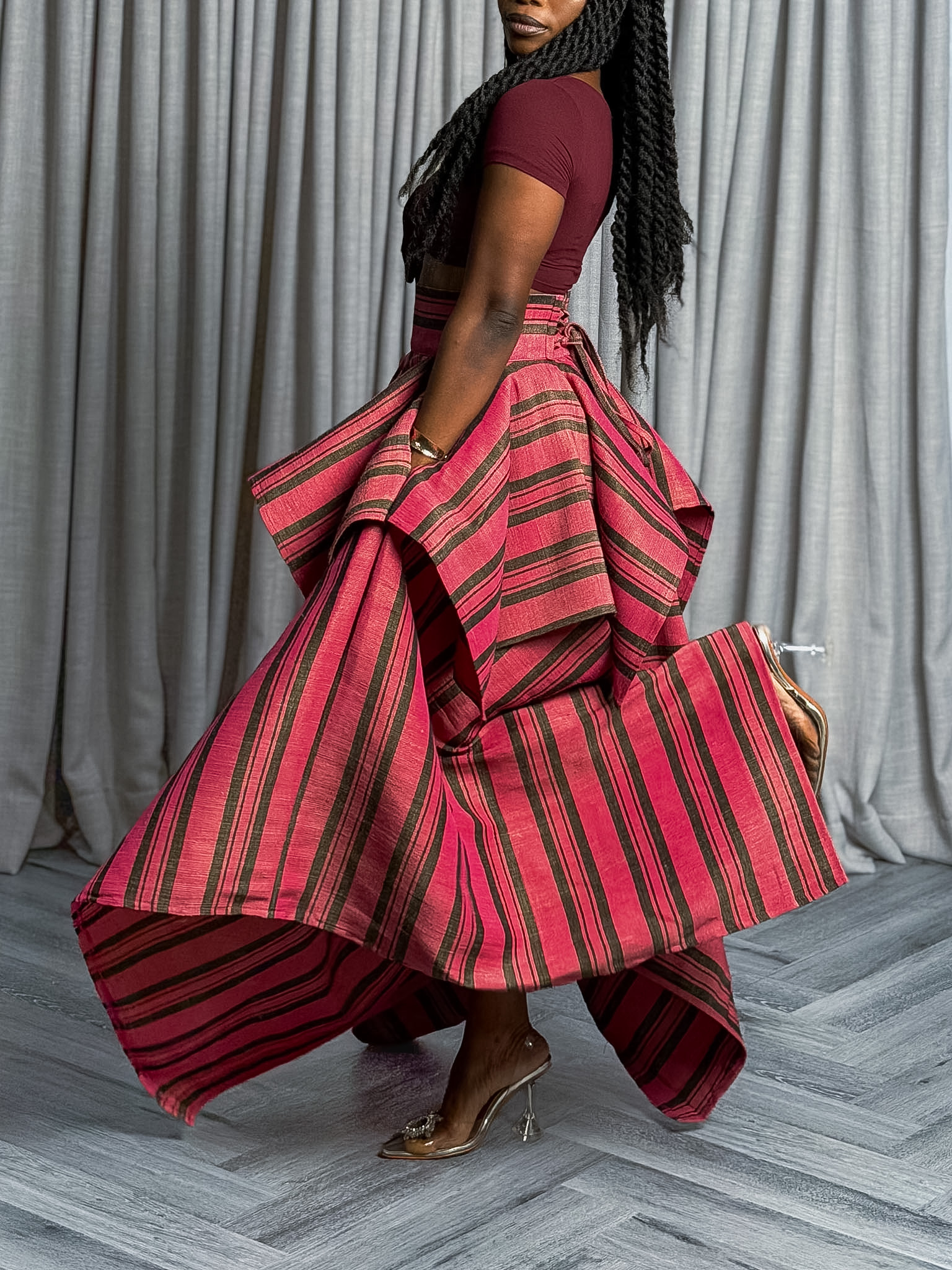 TWO-TIER SKIRT