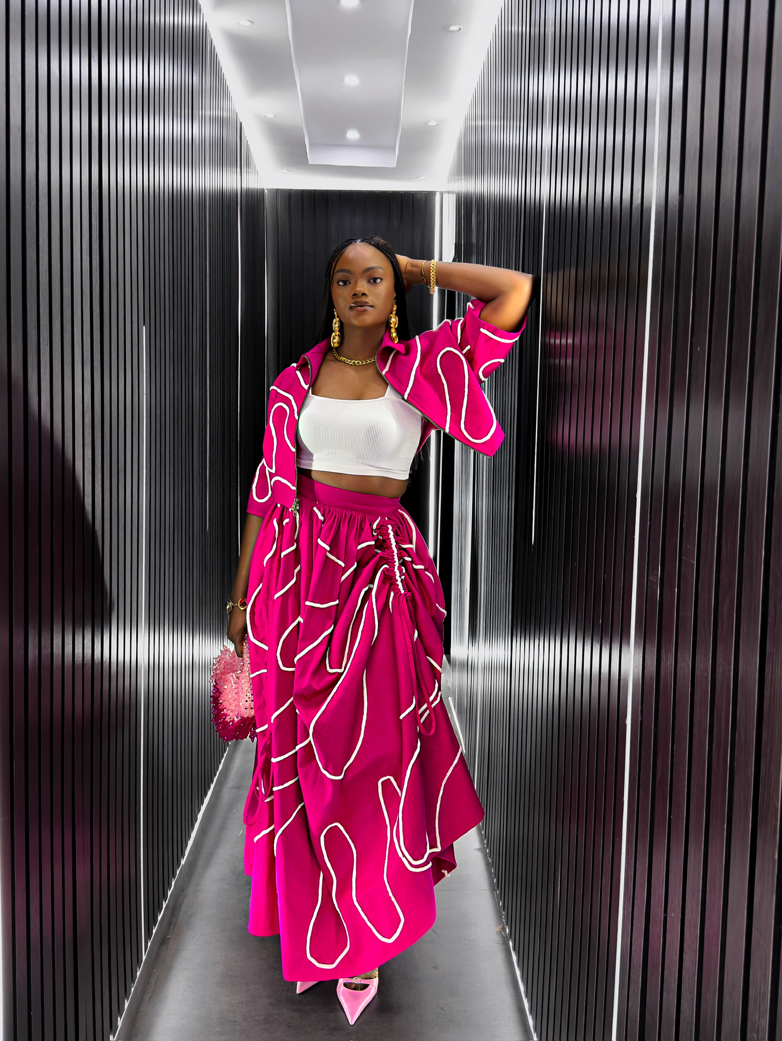 MAP SET FUCHSIA PINK